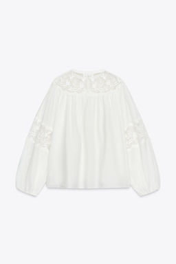 ZW COLLECTION EMBROIDERED SHIRT - Zara фото 8