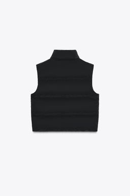 RUBBERISED PUFFER GILET - Zara фото 8