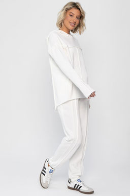 Костюм хлопковый Эко-стиль (белый) К14287-4М - Lt collection фото 2