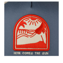 Бейсболка COASTAL арт. HFT Comes The Sun (серо-синий / зеленый)  фото 4