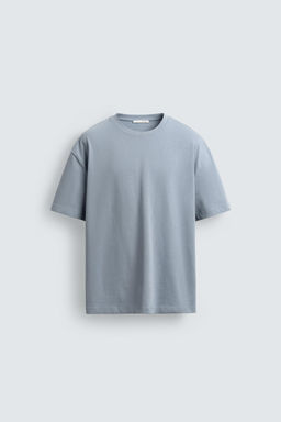 CAMISETA HEAVYWEIGHT B?SICA / Celeste - Zara фото 6