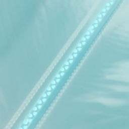 Папка А4 Calligrata, 60 прозрачных вкладышей, 500 мкм, бирюзово-голубой  фото 3