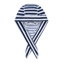 Бандана детская темносиняя полоска