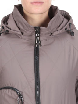 M-5022 GRAY Куртка демисезонная женская CORUSKY (100 гр. синтепон) - Fashion фото 10