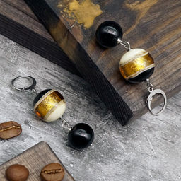 Серьги из муранского стекла