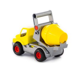 КонсТрак, автомобиль-бетоновоз (жёлтый) (в сеточке) - Полесье фото 7