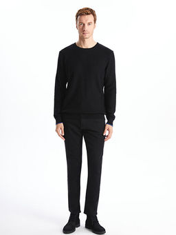 Bisiklet Yaka Erkek Triko Kazak