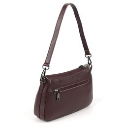 Женская кожаная сумка Sergio Valentini SV-3385 Бордо  фото 3