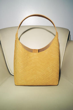 BRAIDED SPLIT SUEDE BAG - Zara фото 4