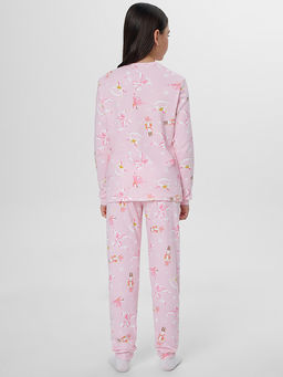 Комплект для девочек розовый