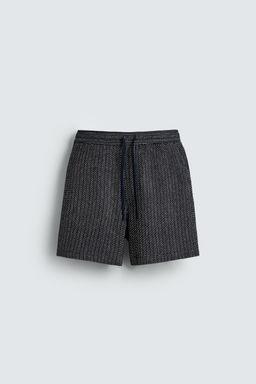 JACQUARD TEXTURED BERMUDA SHORTS - Zara фото 7