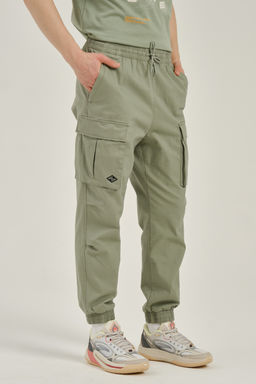 Брюки карго Зеленый