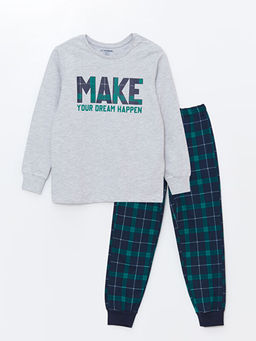 Bisiklet Yaka Erkek ?ocuk Pijama Tak?m?