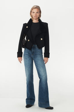 CROPPED BUTTONED JACKET - THE ITEM ZARA WOMAN