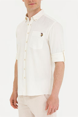 U. S. Polo Assn / Мужская рубашка с длинным рукавом Stone - U.s. polo assn фото 12