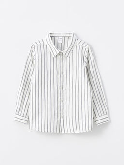 Uzun Kollu ?izgili Erkek Bebek G?mlek