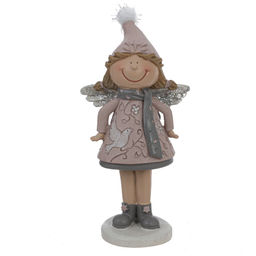 Фигурка декоративная "Девочка-Ангел", L5 W3,5 H10,5 см, 3в.