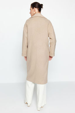 Tas Oversize Genis Kesim Uzun Yunlu Kase Kaban TWOAW21KB0038