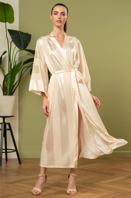 Длинный запашной халат Mia-Amore