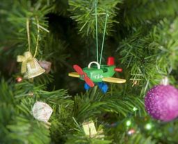 Маленькая елочная игрушка: Самолет Моноплан 6029