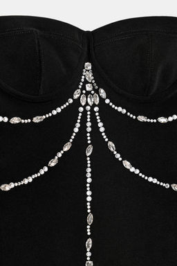 STRETCH JEWEL DRESS - Zara фото 10