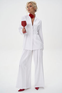 Брюки Тайрис (белый) - Эльза фото 8