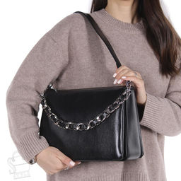 Сумка женская кожаная 3680VG black Vitelli Grassi  в Новосибирске