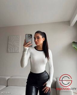 Лонгслив женский однотонный - Bruno фото 4