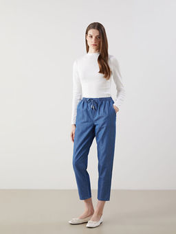 Beli Lastikli Carrot Fit Kad?n Jean Pantolon
