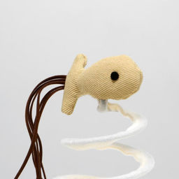 Игрушка-дразнилка для кошек Игрушка на спирали - Пижон фото 4