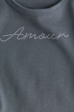 Camiseta con motivo decorativo - H&m фото 4