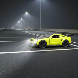 Машина "Спорт авто" 1:36 со спойлером, в коробке