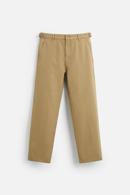 REGULAR FIT CHINO TROUSERS - Zara фото 6