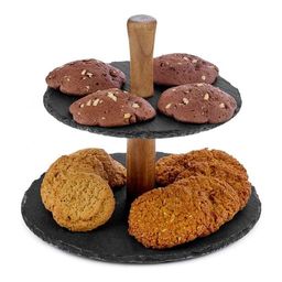 Этажерка двухъярусная Walmer Slate, цвет черный  фото 3