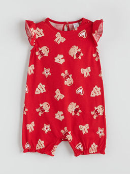 Bisiklet Yaka K?z Bebek Tulum