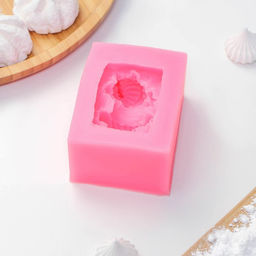 Молд Доляна Сонный ребёнок, силикон, 9?6 см, розовый  фото 3