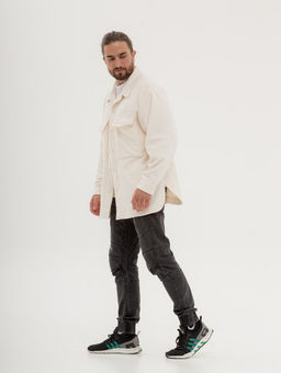 318 Рубашка из флиса, молочный