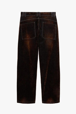CONTRAST VELVET-FINISH JEANS X STEFANO PILATI - Zara фото 3