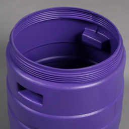 Бочка пищевая, 24 л, горловина 27 см, пластиковая, с крышкой, МИКС