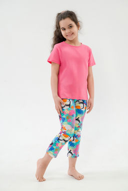 Пижама подростковая из кулирки Фантазия джунгли