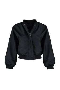 TRENDYOLMILLA Bej Oversize Buzgu Detayl? Su Itici Bomber Ceket Mont TWOSS22MO0099 фото 12
