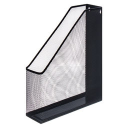 Лоток для бумаг вертикальный, 1 отделение, чёрный