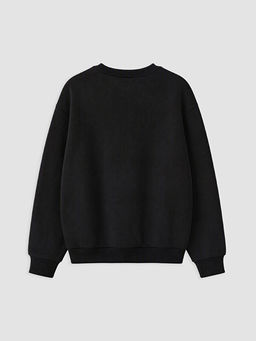 Bisiklet Yaka K?z ?ocuk Kal?n Sweatshirt - Waikiki фото 3