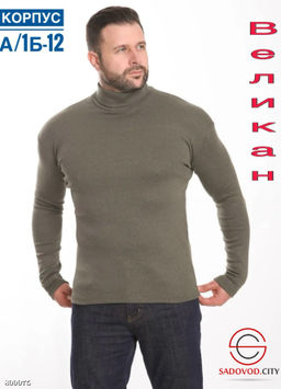 Водолазка для мужчин с начесом