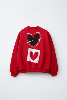 HEART SWEATSHIRT - Zara фото 2