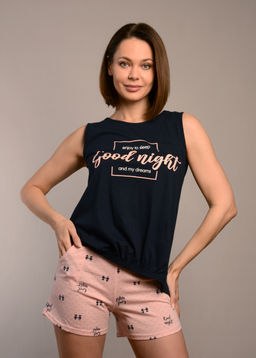 Комплект с шортами ЭММА (персик №20) - Ивановская трикотажная компания фото 2