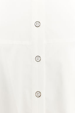 CAMISA HALTER PEPLUM / Blanco