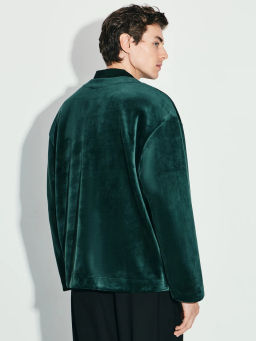 Бархатный кардиган relax fit / Zarina