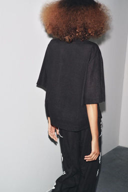 BEADED EMBROIDERY SHIRT ZW COLLECTION - Zara фото 5