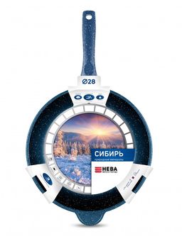 Сковорода Природные минералы линия Сибирь несъемная ручка, 28 см - Нева металл посуда фото 4
